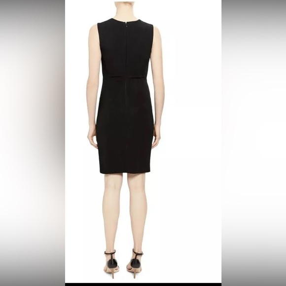 Theory Dress Black Fitted SL size 8 $365 NWT - Picture 3 of 12